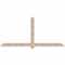 Ekena Millwork Eugene Smooth Timber Gable Bracket, Douglas Fir, 108"W x 49"H x 1 1/2"D x 5 1/2"F, 11/12 Pitch GBW108X49X0206EUG00SDF - alternate 1